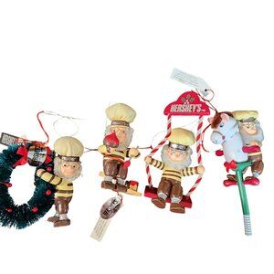 Hershey park Christmas Ornaments set of 4